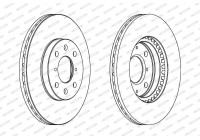 Brake Disc PREMIER Coat+ disc DDF1520C Ferodo