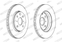 Brake Disc PREMIER Coat+ disc DDF1527C Ferodo