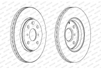 Brake Disc PREMIER Coat+ disc DDF1527C Ferodo