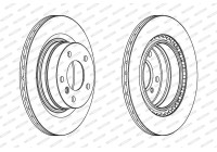 Brake Disc PREMIER Coat+ disc DDF1549C Ferodo