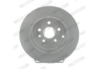 Brake Disc PREMIER Coat+ disc DDF1578C Ferodo