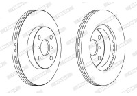 Brake Disc PREMIER Coat+ disc DDF1587C Ferodo