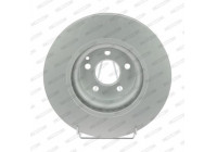 Brake Disc PREMIER Coat+ disc DDF1595C-1 Ferodo