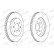 Brake Disc PREMIER Coat+ disc DDF1610C Ferodo, Thumbnail 2