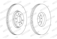 Brake Disc PREMIER Coat+ disc DDF1615C Ferodo