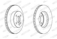 Brake Disc PREMIER Coat+ disc DDF1617C Ferodo