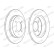 Brake Disc PREMIER Coat+ disc DDF1622C Ferodo, Thumbnail 2