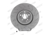 Brake Disc PREMIER Coat+ disc DDF1639C-1 Ferodo