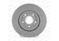 Brake Disc PREMIER Coat+ disc DDF1659C Ferodo