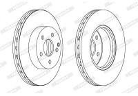 Brake Disc PREMIER Coat+ disc DDF1690C Ferodo