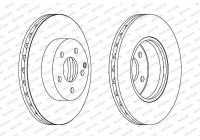 Brake Disc PREMIER Coat+ disc DDF1690C Ferodo