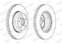 Brake Disc PREMIER Coat+ disc DDF1701C-1 Ferodo