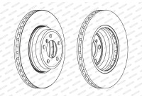 Brake Disc PREMIER Coat+ disc DDF1701C-1 Ferodo
