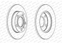 Brake Disc PREMIER Coat+ disc DDF1709C Ferodo