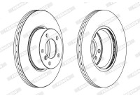 Brake Disc PREMIER Coat+ disc DDF1717C Ferodo