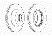 Brake Disc PREMIER Coat+ disc DDF1740C Ferodo