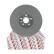 Brake Disc PREMIER Coat+ disc DDF1801C-1 Ferodo, Thumbnail 3