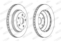 Brake Disc PREMIER Coat+ disc DDF1855C-1 Ferodo