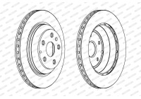 Brake Disc PREMIER Coat+ disc DDF1855C-1 Ferodo