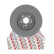 Brake Disc PREMIER Coat+ disc DDF1856C-1 Ferodo, Thumbnail 3