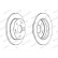 Brake Disc PREMIER Coat+ disc DDF1861C Ferodo, Thumbnail 2