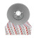 Brake Disc PREMIER Coat+ disc DDF1867C-1 Ferodo, Thumbnail 3