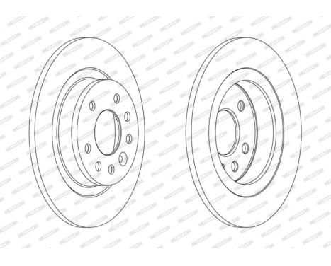 Brake Disc PREMIER Coat+ disc DDF1877C Ferodo, Image 3
