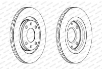 Brake Disc PREMIER Coat+ disc DDF192C Ferodo