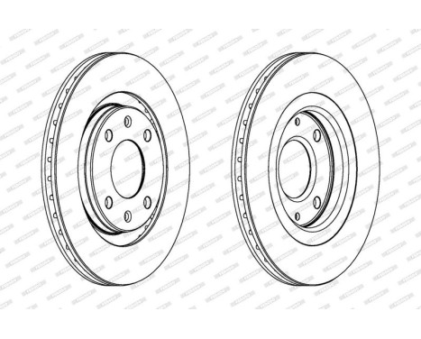 Brake Disc PREMIER Coat+ disc DDF192C Ferodo