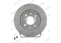 Brake Disc PREMIER Coat+ disc DDF214C Ferodo