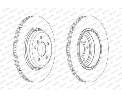 Brake Disc PREMIER Coat+ disc DDF2154C-1 Ferodo, Image 2