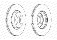 Brake Disc PREMIER Coat+ disc DDF220C Ferodo