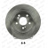 Brake Disc PREMIER Coat+ disc DDF224C Ferodo, Thumbnail 2