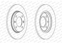 Brake Disc PREMIER Coat+ disc DDF244C Ferodo