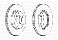 Brake Disc PREMIER Coat+ disc DDF258C Ferodo