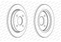 Brake Disc PREMIER Coat+ disc DDF281C Ferodo