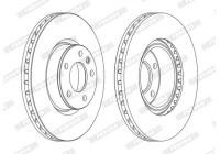 Brake Disc PREMIER Coat+ disc DDF330C Ferodo
