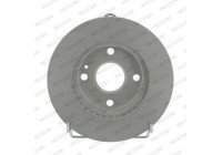 Brake Disc PREMIER Coat+ disc DDF393C Ferodo