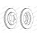 Brake Disc PREMIER Coat+ disc DDF496C Ferodo, Thumbnail 2