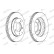 Brake Disc PREMIER Coat+ disc DDF496C Ferodo, Thumbnail 2