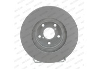 Brake Disc PREMIER Coat+ disc DDF679C Ferodo