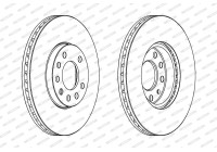 Brake Disc PREMIER Coat+ disc DDF810C Ferodo