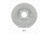 Brake Disc PREMIER Coat+ disc DDF869C Ferodo