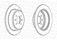 Brake Disc PREMIER Coat+ disc DDF869C Ferodo