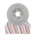 Brake Disc PREMIER Coat+ disc DDF963C Ferodo, Thumbnail 3