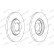 Brake Disc PREMIER DDF023 Ferodo, Thumbnail 2