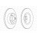 Brake Disc PREMIER DDF069 Ferodo