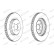 Brake Disc PREMIER DDF1002 Ferodo, Thumbnail 2
