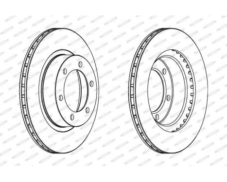 Brake Disc PREMIER DDF1008 Ferodo, Image 3
