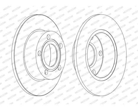 Brake Disc PREMIER DDF1033C Ferodo